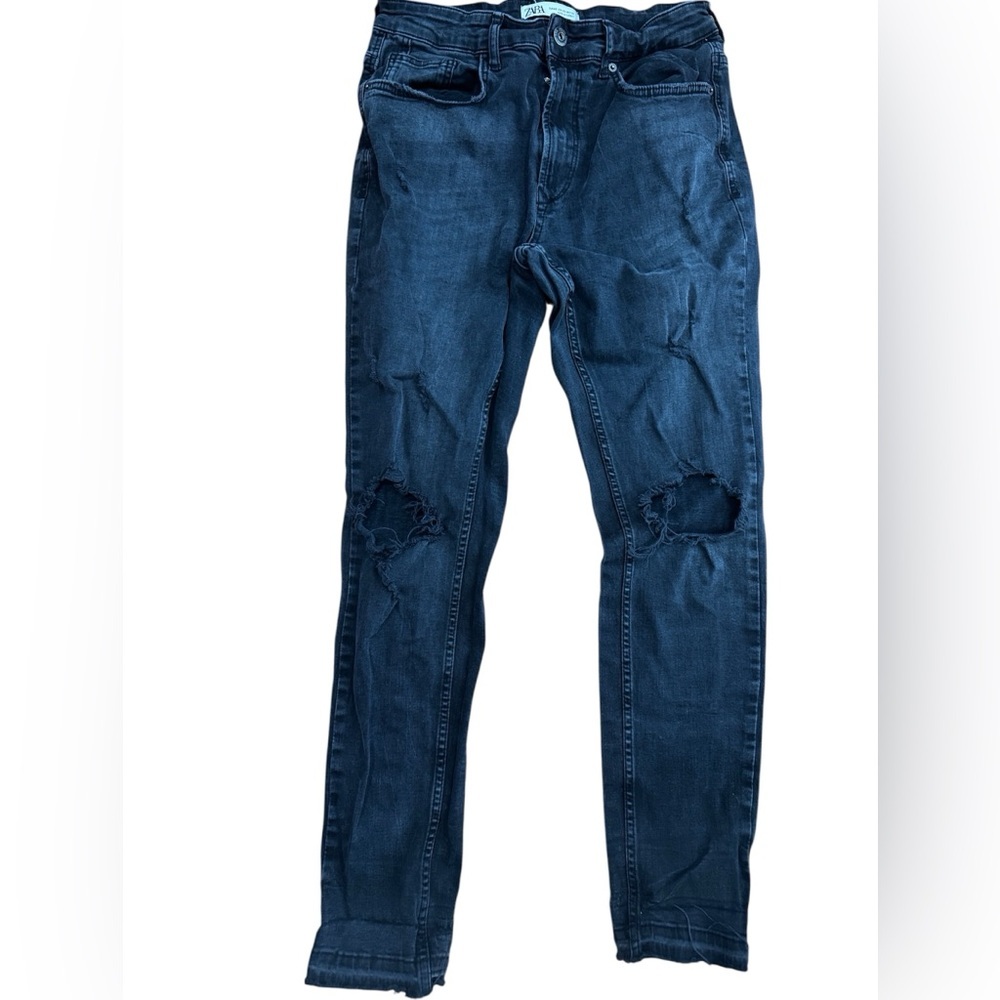 Zara Men's Black Skinny Jeans